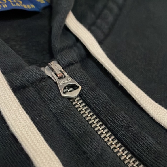 black Polo zip up sweater - Picture 4 of 4